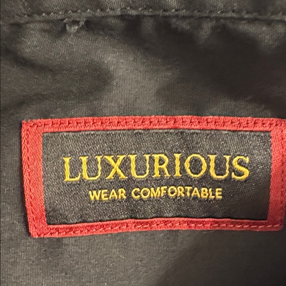 Classic Black Button Down Shirt XL long sleeve - Picture 2 of 3